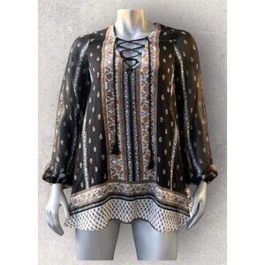 Show Me Your MuMu Mini Prairie Dress/Tunic Bohemian Sheer